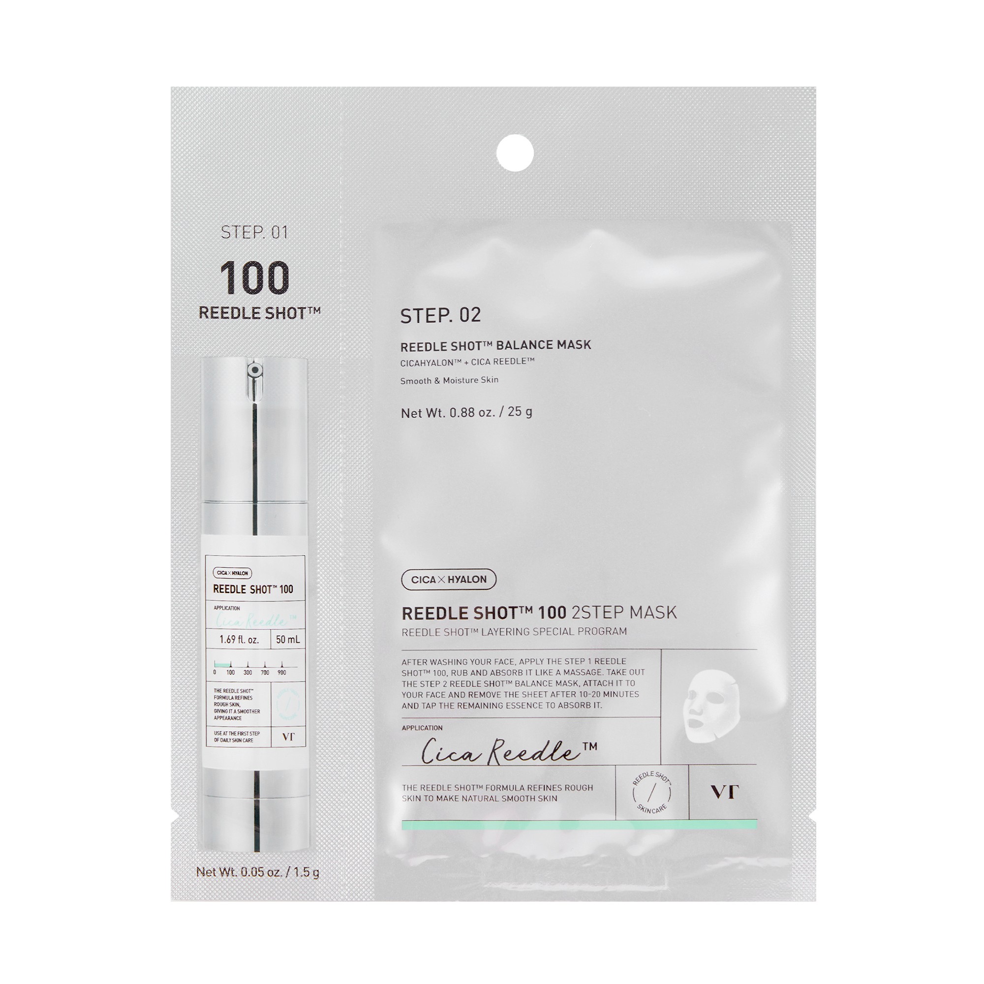 VT Cosmetics Vt Reedle Shot 100 2-step Mask